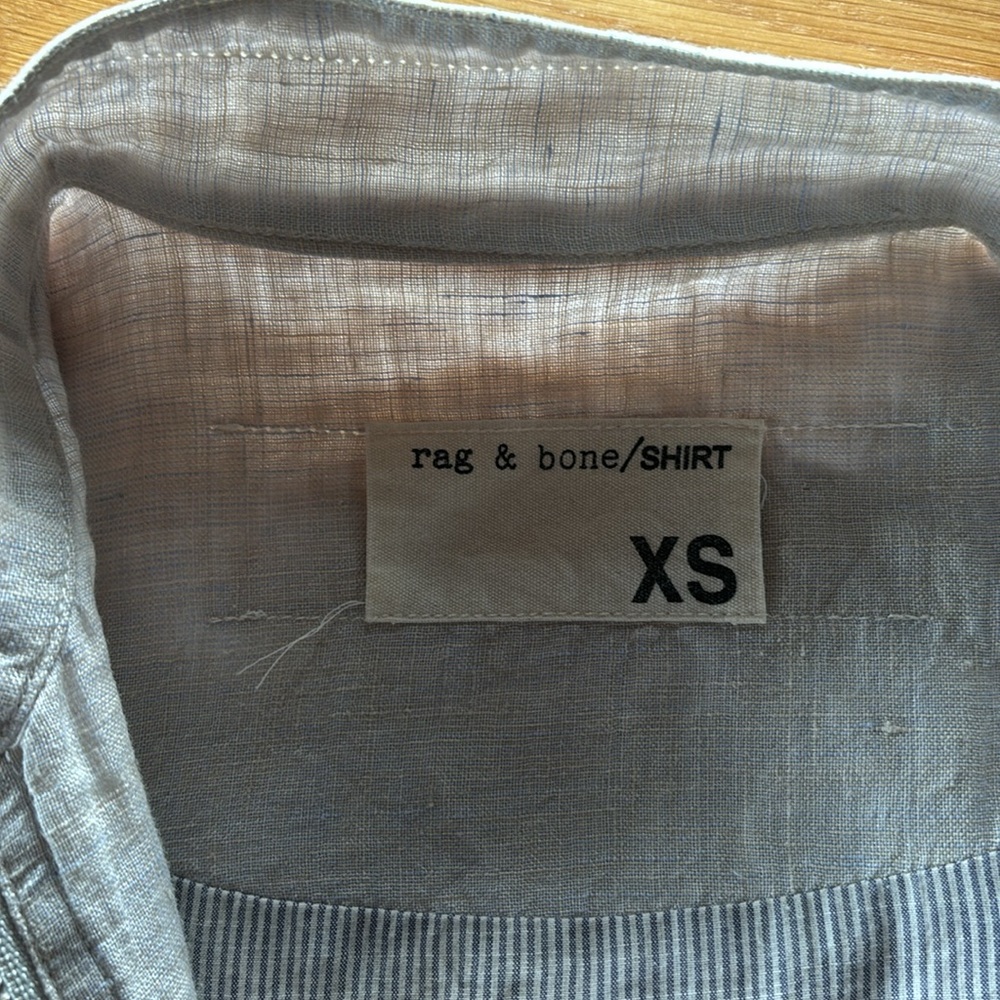 Rag And Bone Linen Utility Jacket - image 3